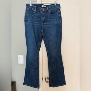 Signature by Levi Strauss Dark Blue Mid-Rise Bootcut Jeans